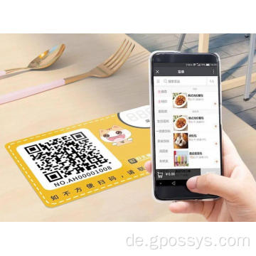 Voll funktionaler QR -Code -Auftragssystem